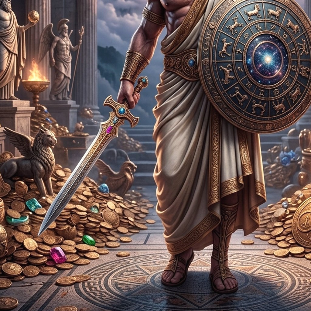 Tampilan utama Gates of Olympus 1000 di REJEKI dengan simbol dewa dan petir
